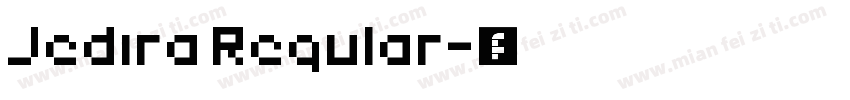 Jedira Regular字体转换